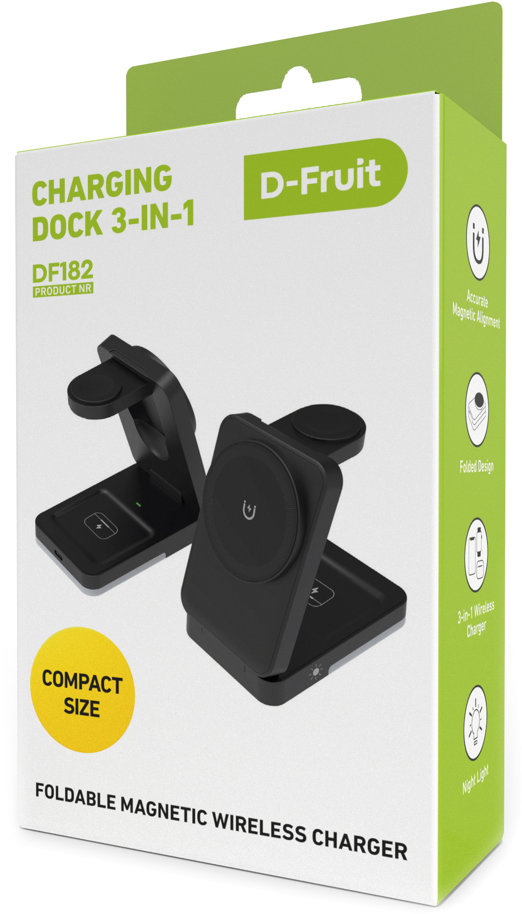 D-Fruit wireless charging station 3in1 DF182