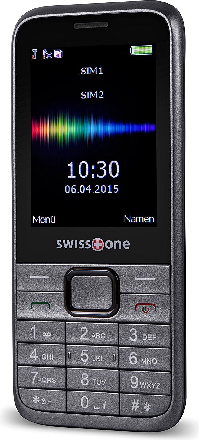 Swisstone Dual SIM Mobile Phone Gray SC560GR Mobilais Telefons