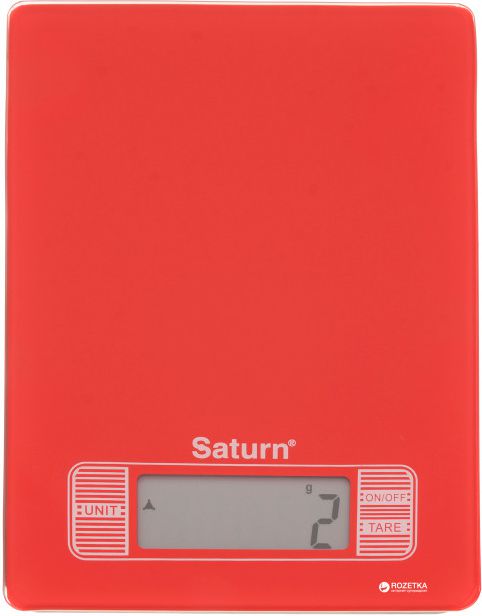 Waga kuchenna Saturn ST-KS7235 red ST-KS7235