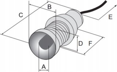 Simet Lampka diodowa Klp 20G/24V klosz