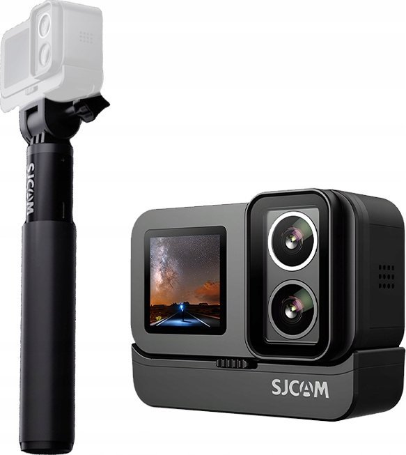 SJCAM SJ20 sports camera + auto-charge holder Black sporta kamera