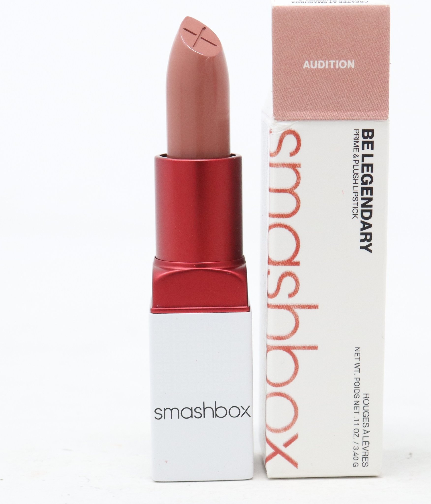 Smashbox, Prime & Plush, Cream Lipstick, Audition, 3.4 g For Women Lūpu krāsas, zīmulis