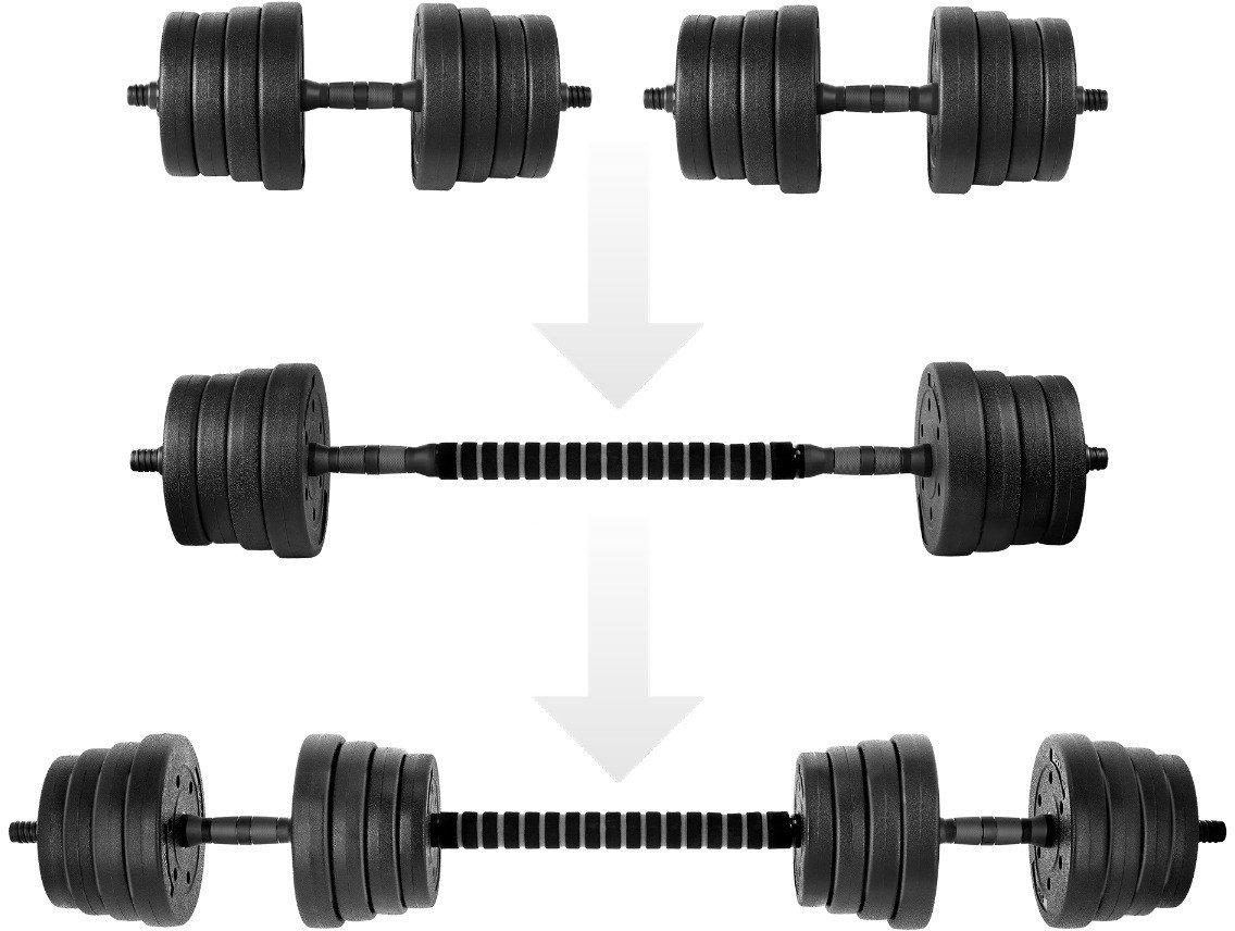 Hantelu komplekts Spokey PONDUS 30 2x15kg
