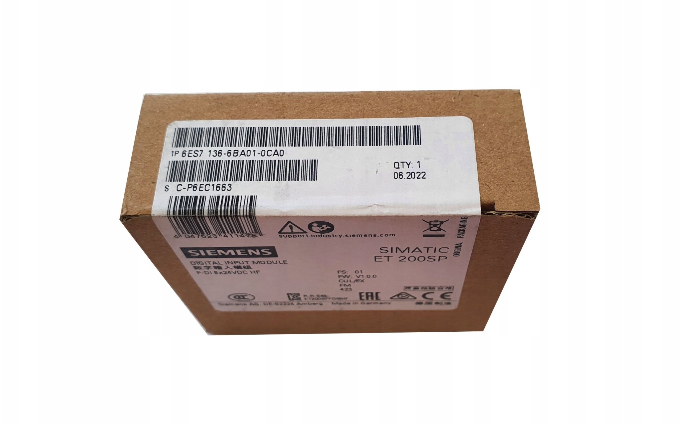 Siemens 6ES7136-6BA01-0CA0 SIMATIC DP Modul elektroniczny