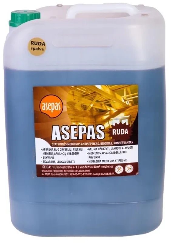 Staples ANTISEPTICS ASEPAS BROWN 10L 15347397
