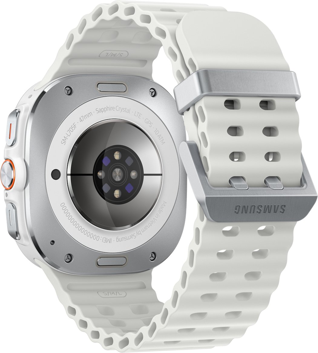Smartwatch Samsung Galaxy Watch Ultra LTE 47mm (2025) Bialy (SM-L705FAW2DBT) SM-L705FAW2DBT (8806097625483) Viedais pulkstenis, smartwatch Smartwatch Samsung Galaxy Watch Ultra LTE 47mm (2025) Bialy (SM-L705FAW2DBT) SM-L705FAW2DBT (8806097625483) Viedais pulkstenis, smartwatch