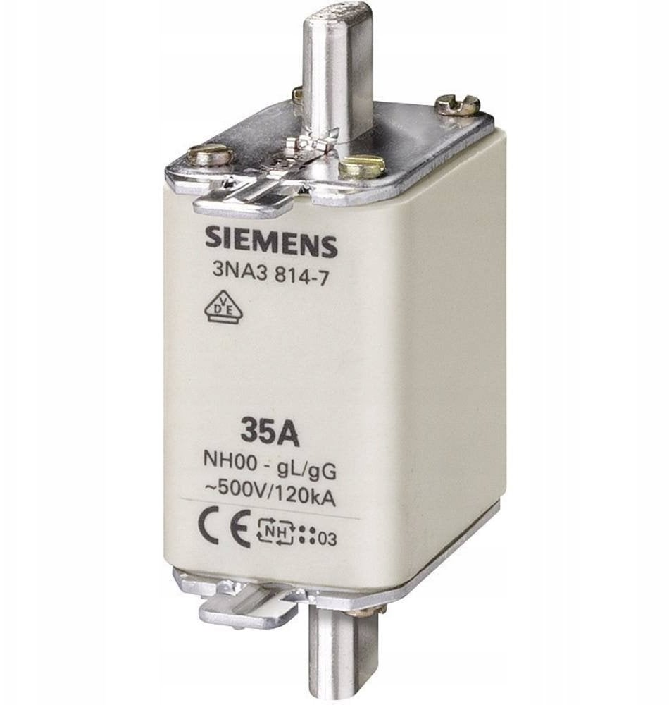 Siemens Wkladka topikowa NH 80A 500V