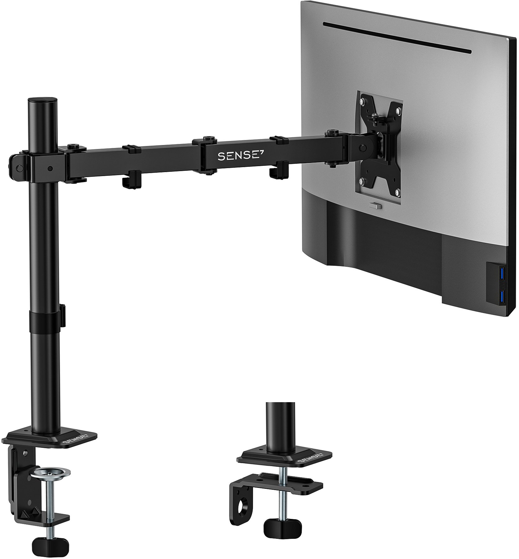SENSE7 Uchwyt biurkowy na monitor 17``-32``