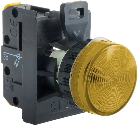 Spamel Lampka sygnalizacyjna 22mm zolta 24V