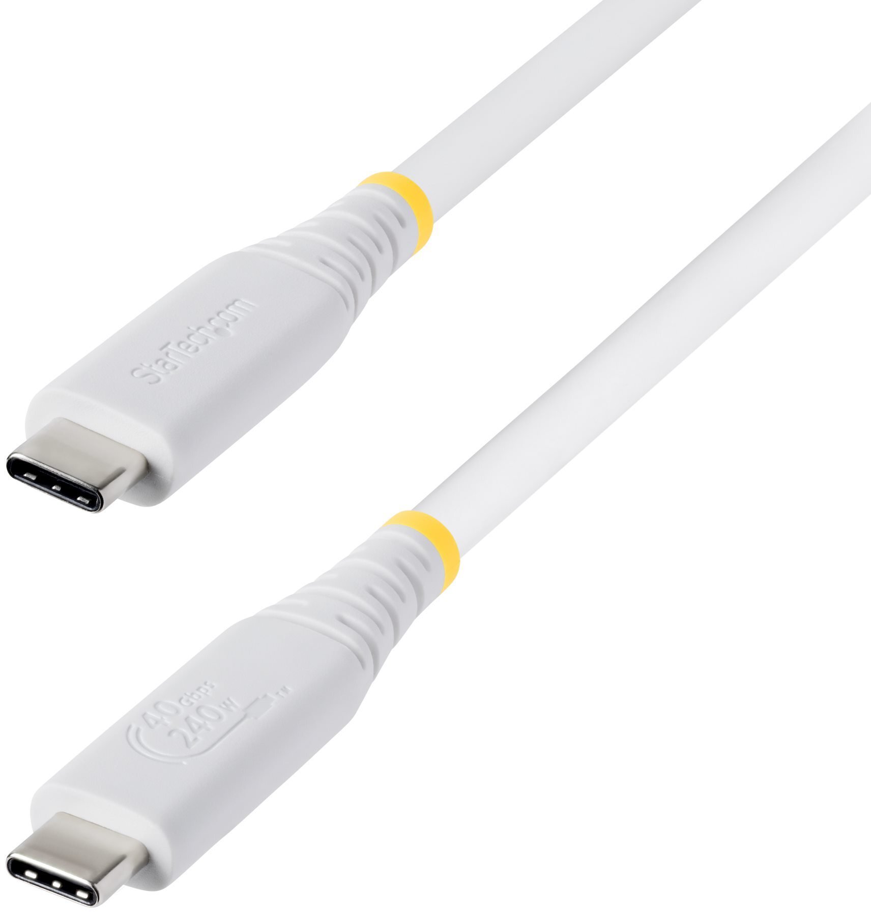 StarTech USB4 Cable USB-C 40GBPS CC50CM40GUSB4TPW/50CM
