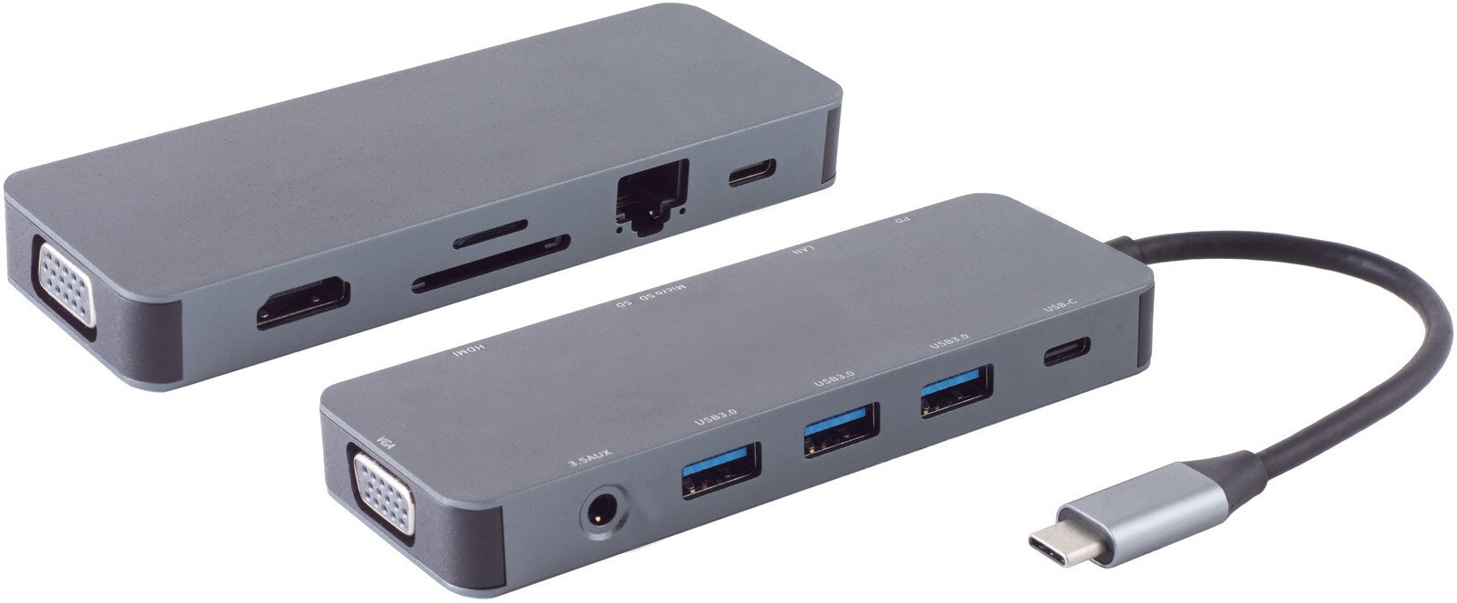 Stacja/replikator Shiverpeaks Stacja dokujaca Multiport USB-C