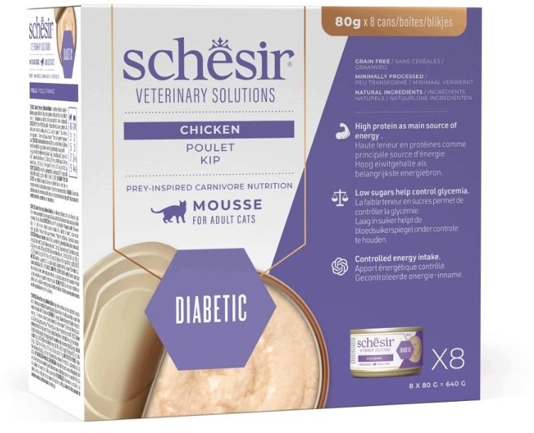 Schesir Veterinary Solutions Diabetic  karma mokra