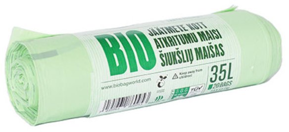 Atkritumu maisi kompostejami BioBag 35L (20