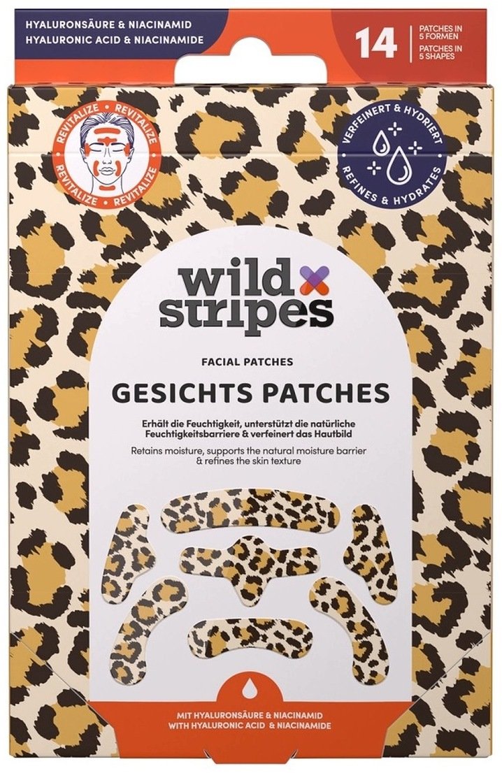 Salvequick WILD STRIPES_Facial Patches plastry hydrozelowe