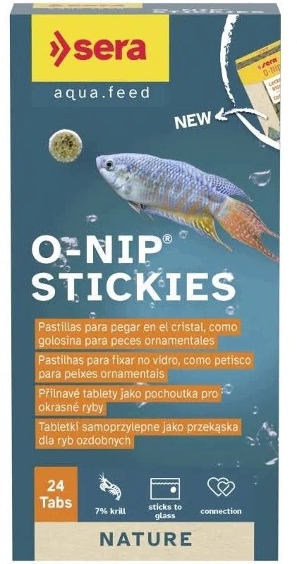 Sera O-Nip Stickies 24 Tabs- pokarm