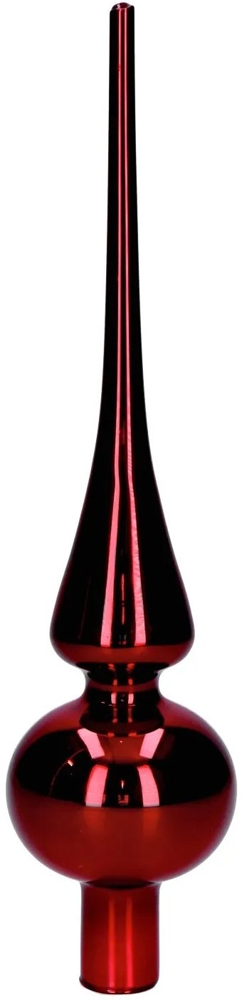 Skrzynkazdrewna Tree topper glass red H26CM