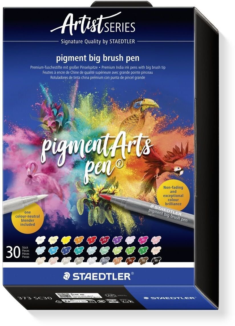 Staedtler Pigment big brush pen 30ST
