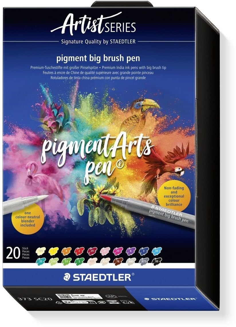Staedtler Pigment big brush pen 20ST