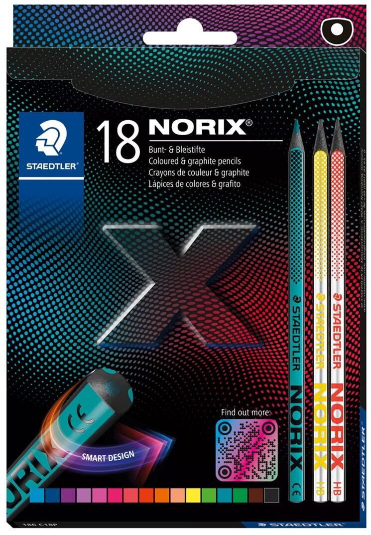Staedtler NORIX Zestaw kredek 100% PEFC