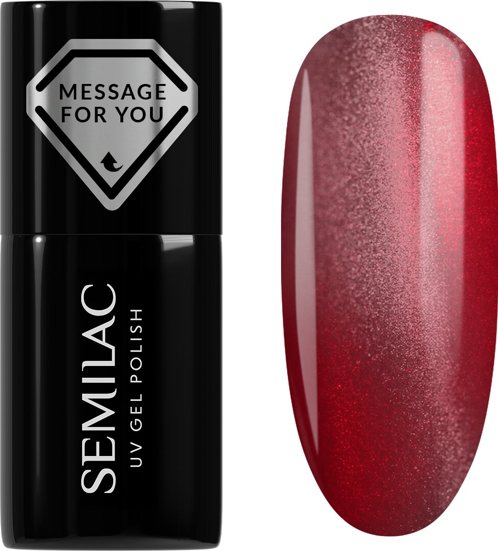 Semilac Lakier 736 Crimson Jelly Gloss