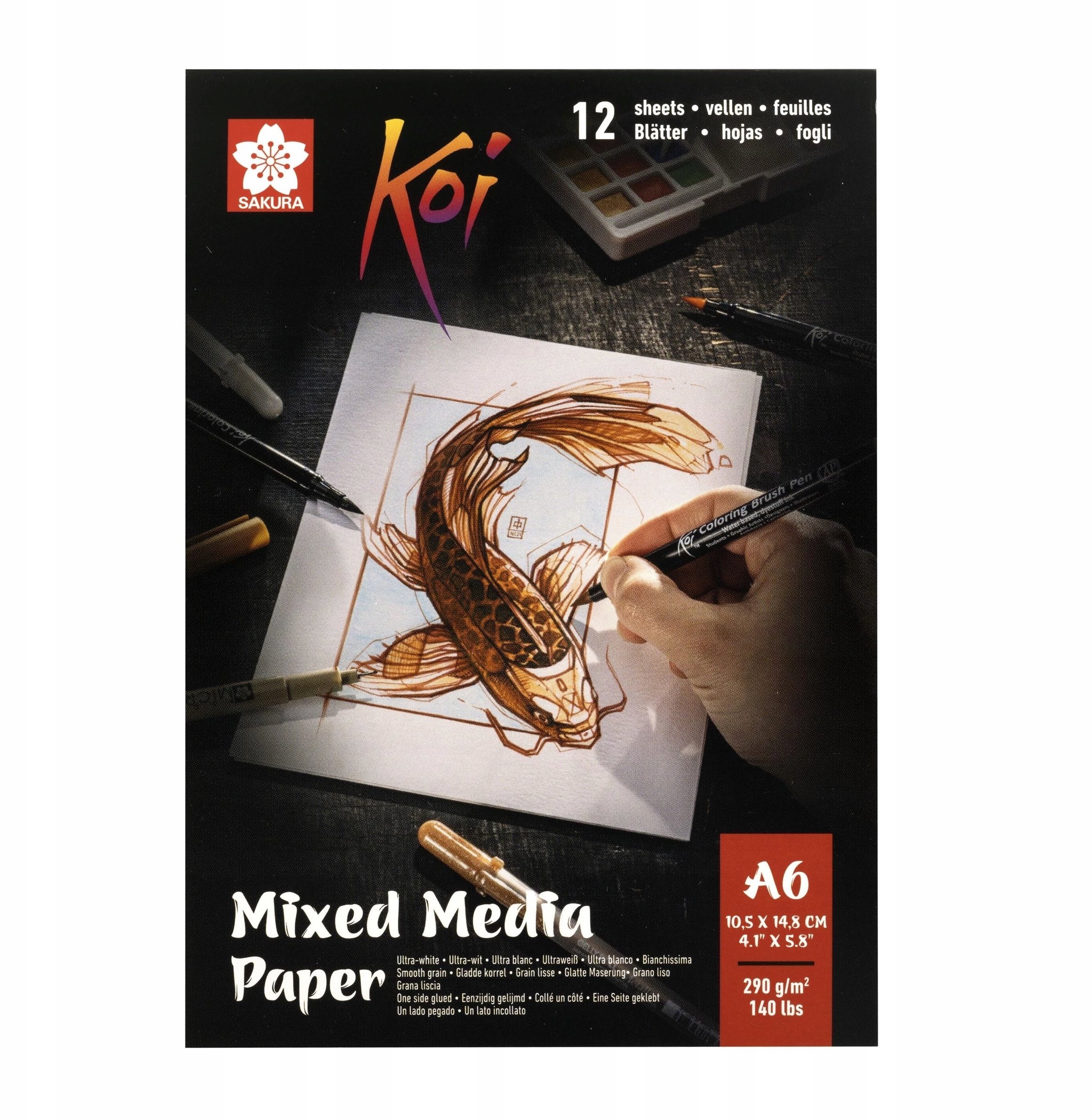 Sakura Koi Mixed media paper pad