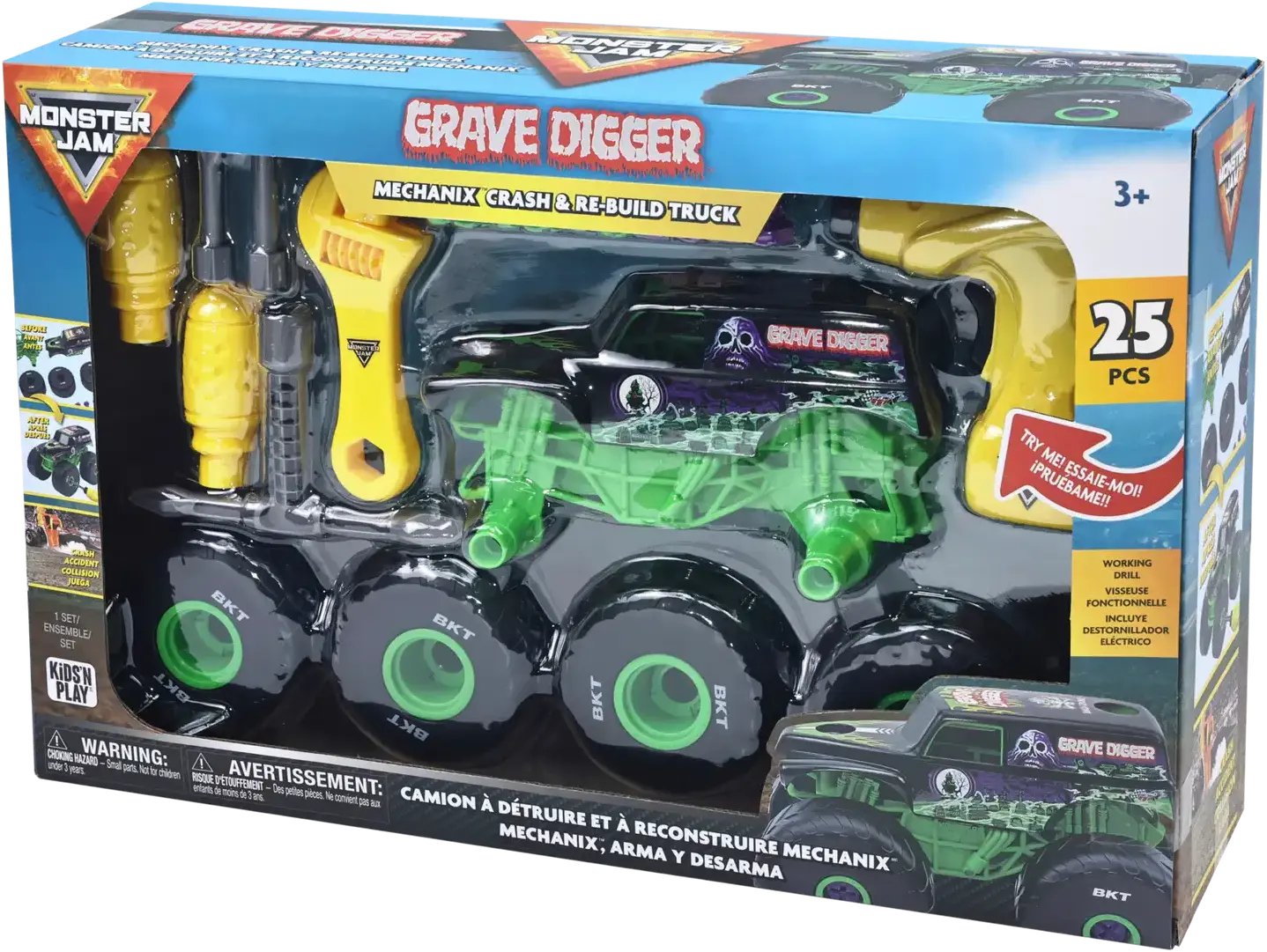 Spin Master Monster Jam Mechanix 1:18