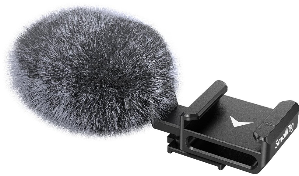 SmallRig Cold Shoe Adapter with windshield