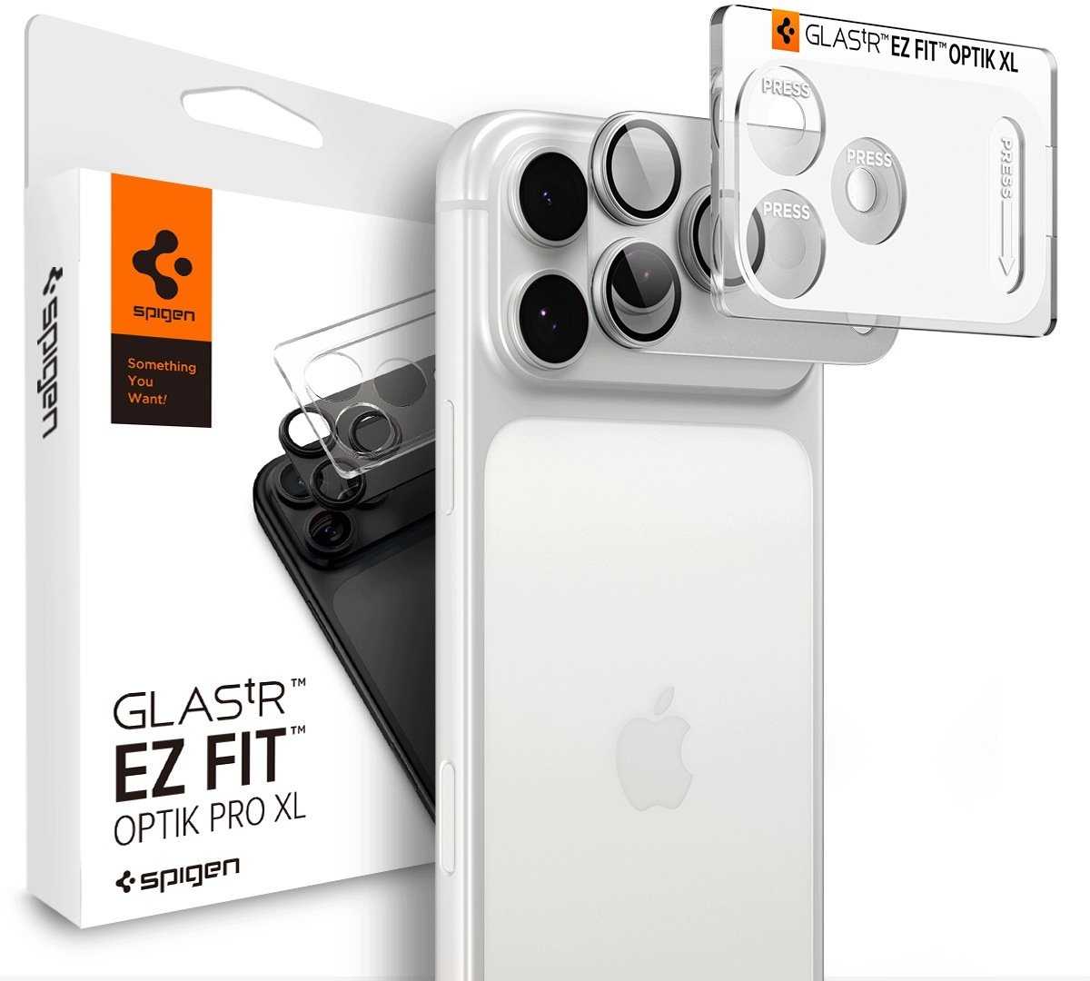 Spigen Szklo hartowane na aparat Optik