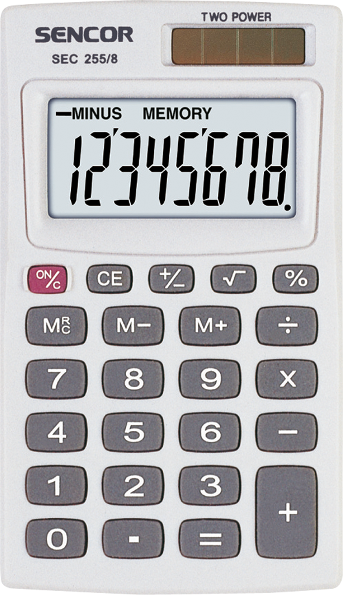 Calculator SENCOR - SEC 255/8 SEC
