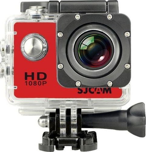 SJCam SJ4000 Ūdendro&scaron;a 30m Sporta Kamera 12MP 170 grādi 1080p HD 30fps 2.0" LCD Ekrāns Sarkana sporta kamera