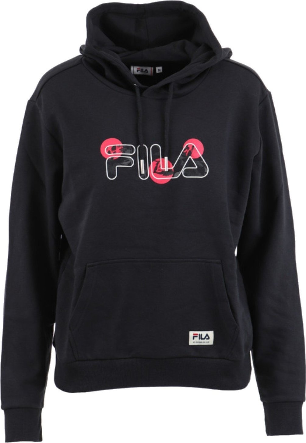 Fila Bellagio Hoody FAW0274-80001 Czarne L Blūzes sievietēm