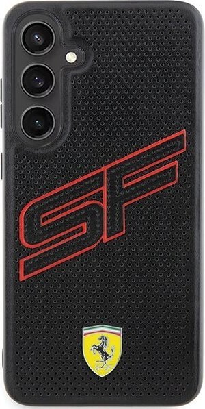 Ferrari Ferrari FEHCS24MPINK S24+ S926 black/black hardcase Big SF Perforated FEHCS24MPINK (3666339242541) maciņš, apvalks mobilajam telefonam Ferrari Ferrari FEHCS24MPINK S24+ S926 black/black hardcase Big SF Perforated FEHCS24MPINK (3666339242541) maciņš, apvalks mobilajam telefonam