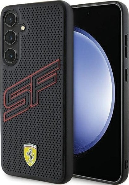 Ferrari Ferrari FEHCS24MPINK S24+ S926 black/black hardcase Big SF Perforated FEHCS24MPINK (3666339242541) maciņš, apvalks mobilajam telefonam Ferrari Ferrari FEHCS24MPINK S24+ S926 black/black hardcase Big SF Perforated FEHCS24MPINK (3666339242541) maciņš, apvalks mobilajam telefonam