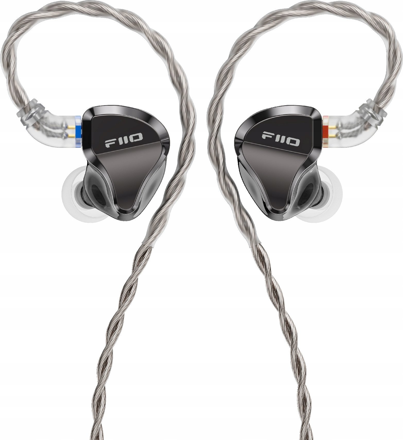 FiiO JH5 black headphones - Hybrid IEM 1x DD 4x BA