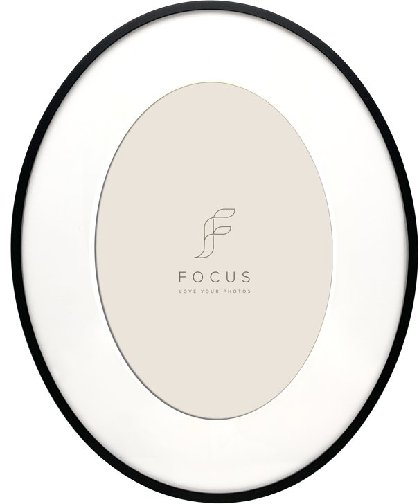Ramka Focus Aster Oval Black 26