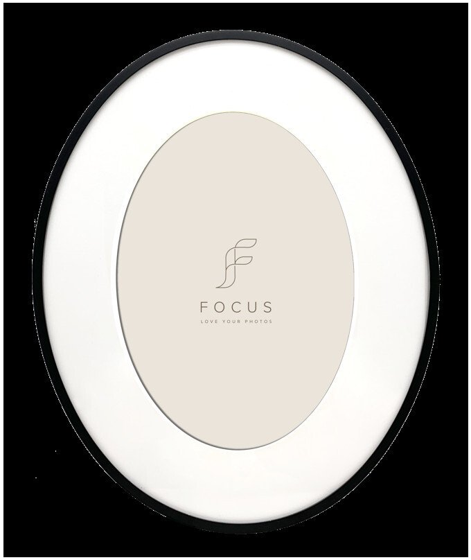Ramka Focus Aster Oval Black 19