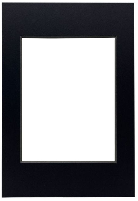 Ramka Focus Passepartout Black w. black