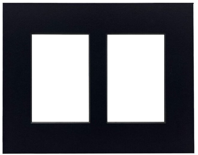 Ramka Focus Passepartout Black w. black