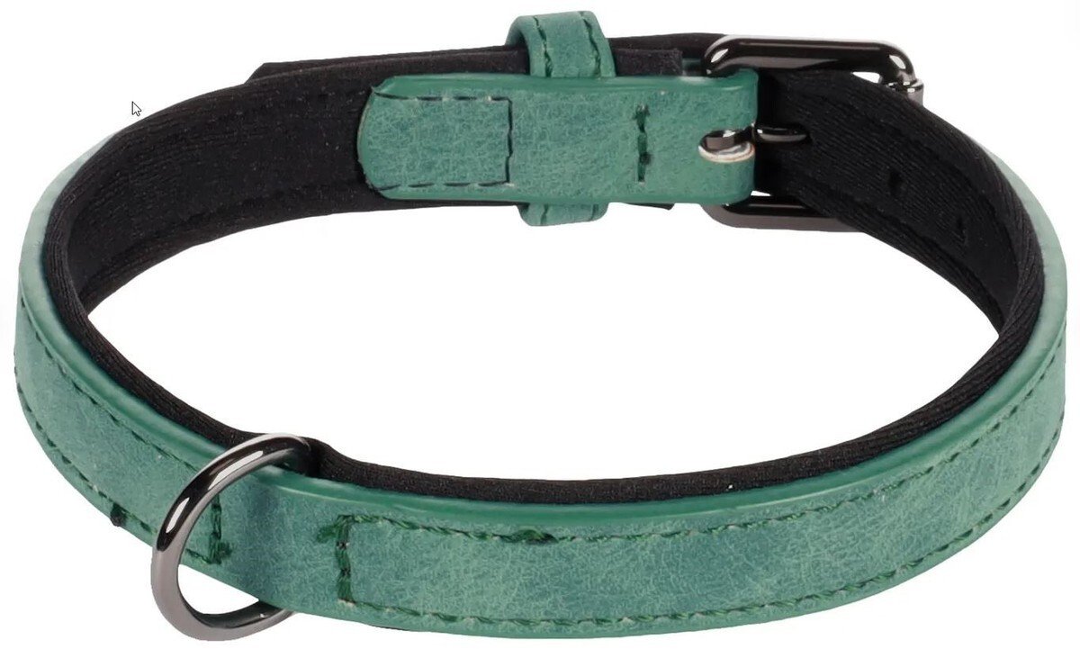 Flamingo Dog collar DELU green 31-39CM