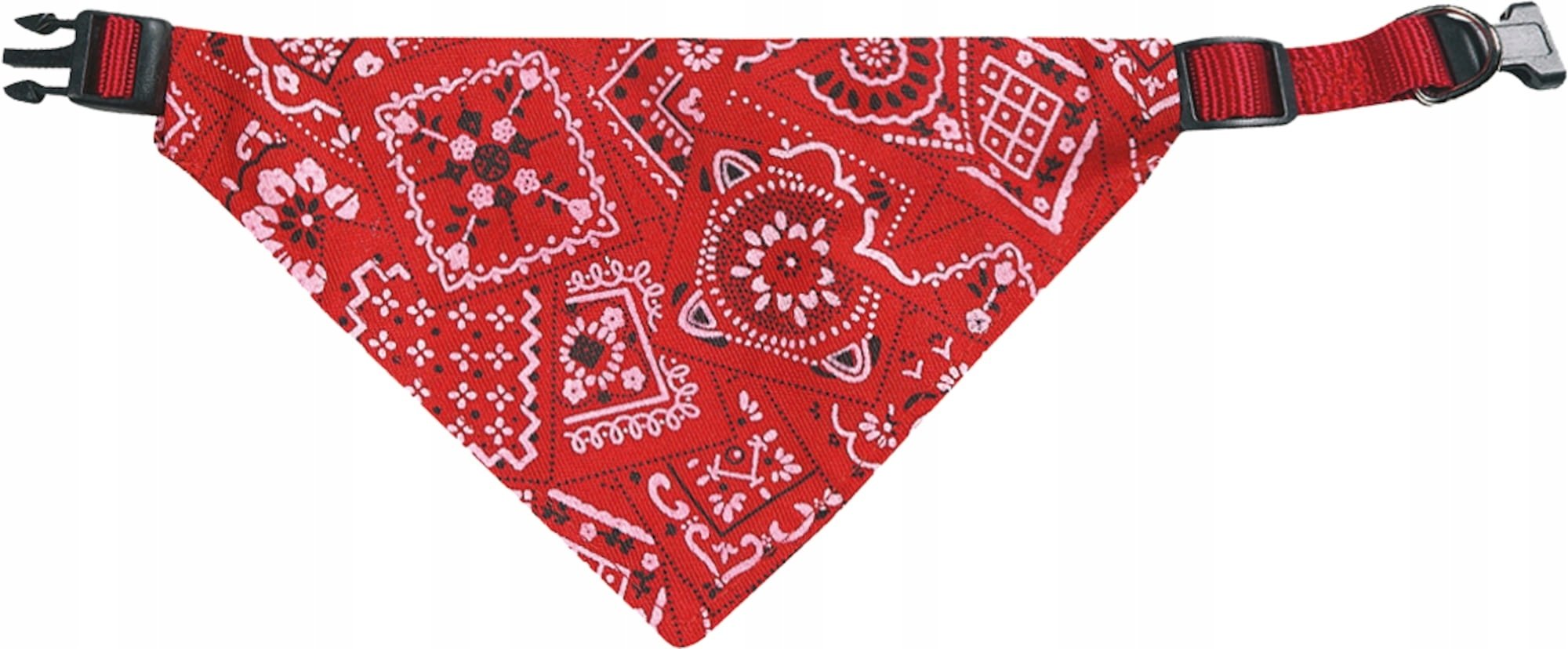 Flamingo Dog coll bandana Pinto red
