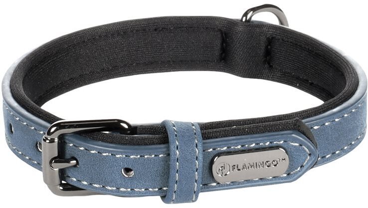 Flamingo Dog collar DELU blue M/L