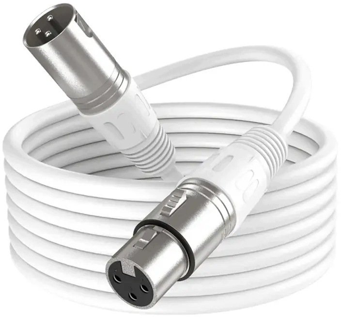 Kabel Fifine XLR L9C 180cm (bialy)