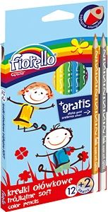 Fiorello Kredki olowkowe 12 kolorow ^