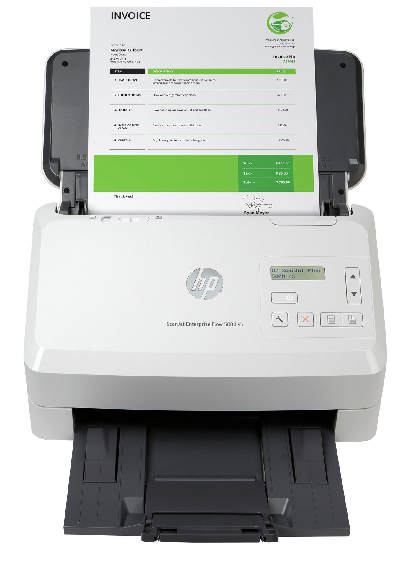 HP ScanJet Enterprise Flow 5000 s5 Scnr skeneris