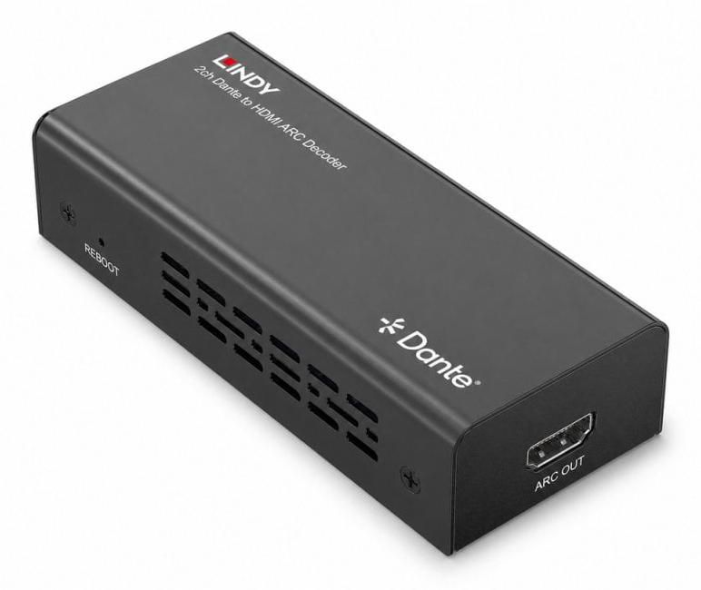 2ch Dante to HDMI ARC Decoder