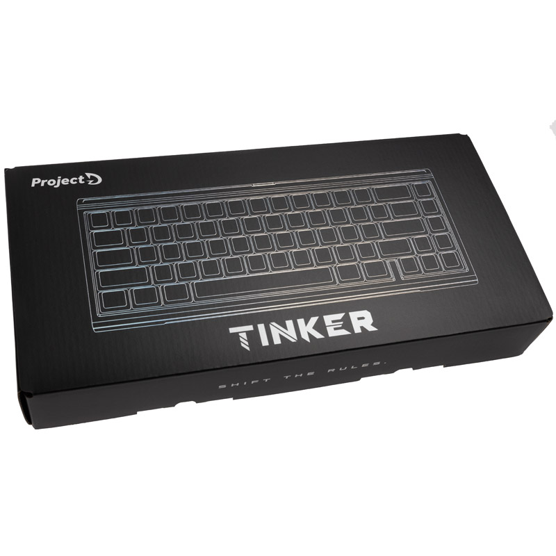 Ducky Tinker 65 Gaming-Tastatur, RGB - MX-Blue (ISO-DE) klaviatūra