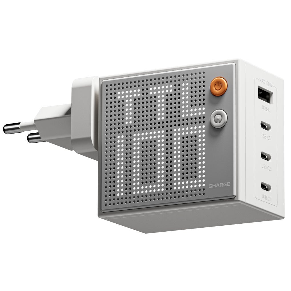 SHARGE Pixel 100 GaN-Ladegerat  100W  3x