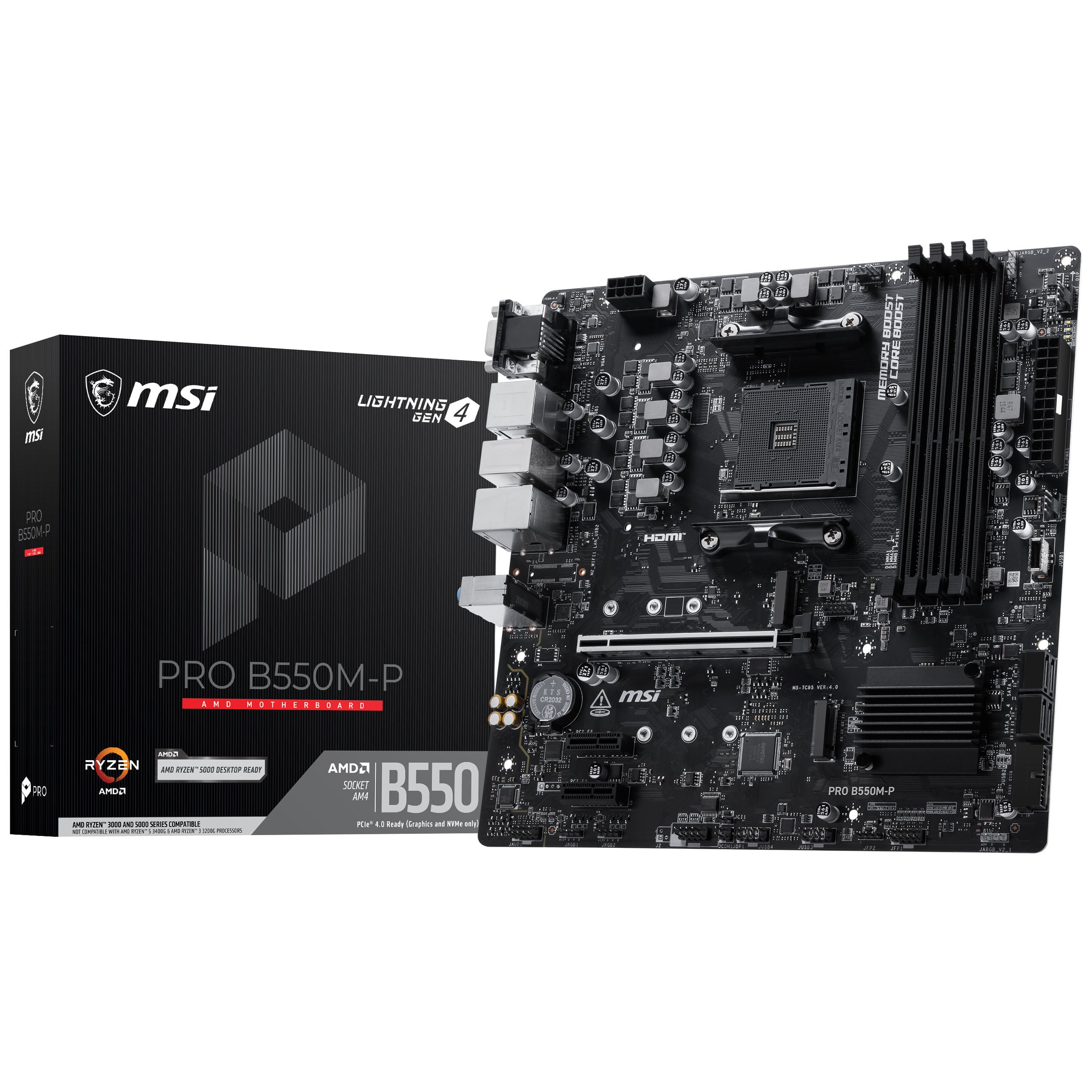 MSI Pro B550M-P  Sockel AM4  AMD