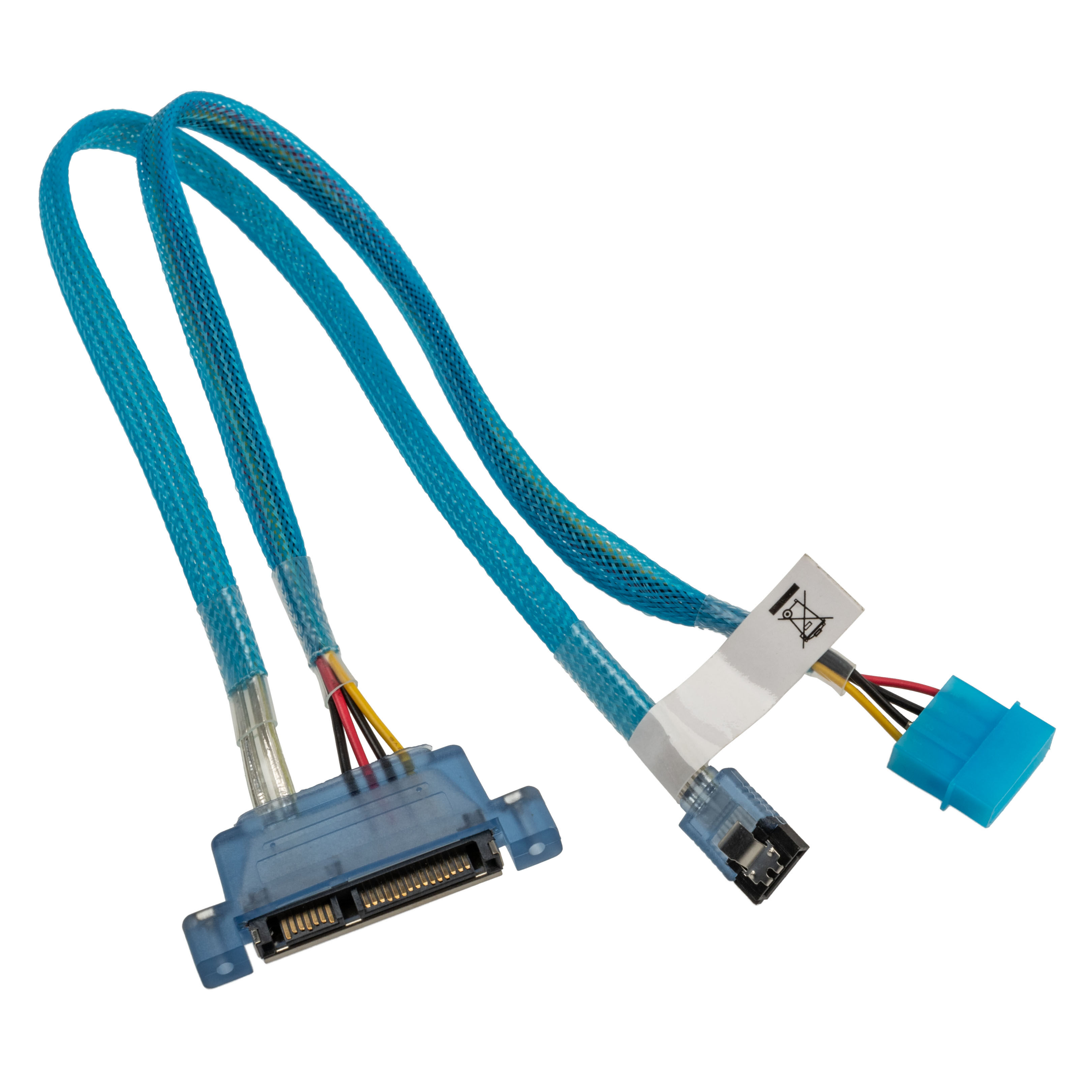 SATA-45-INBLUV SATA DATA  POWER Cable Intern