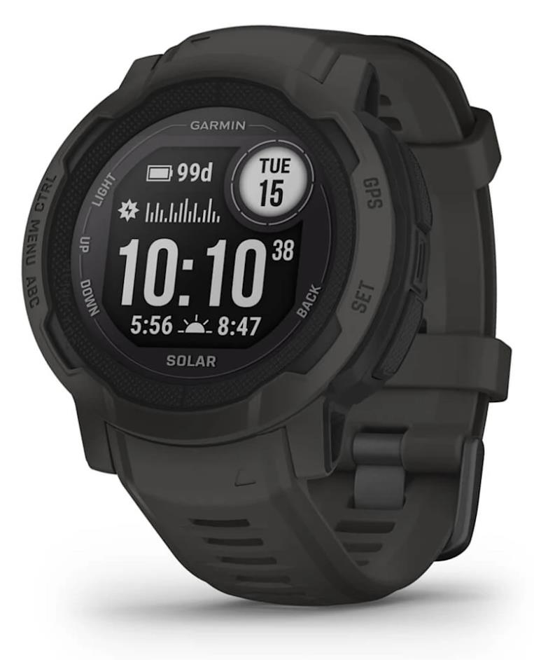 Garmin Instinct 2 Solar Graphite Viedais pulkstenis, smartwatch